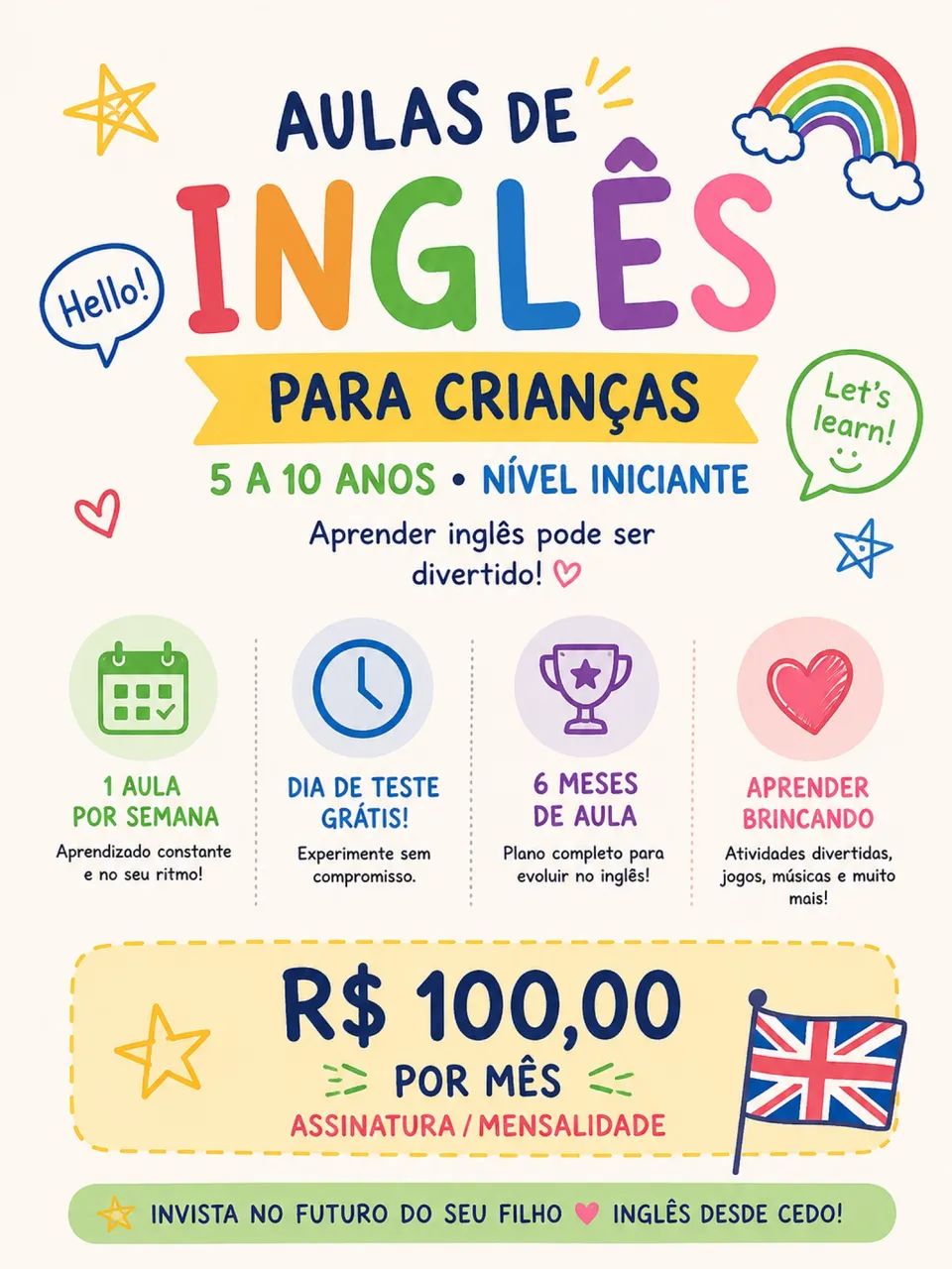 AULAS DE INGLÊS