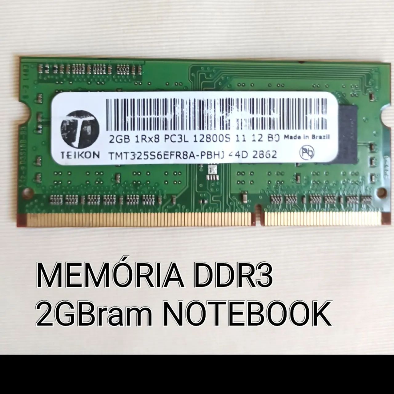 2-Memorias Para Notebook DDR3 ( 6gbram ) - Foto 3