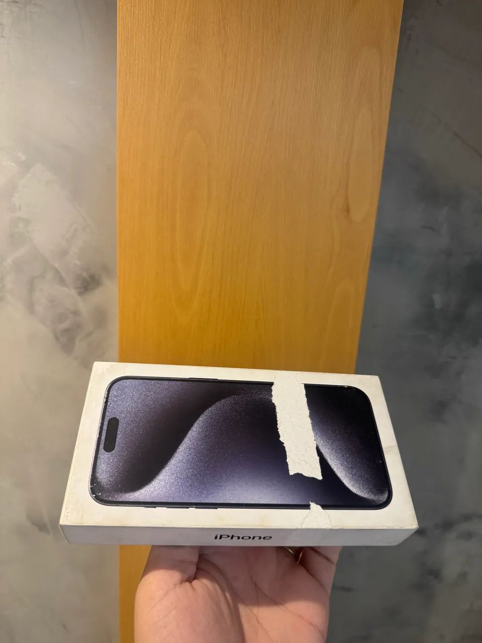Caixa de iPhone 15 Pro Max 256GB Azul  - Foto 4