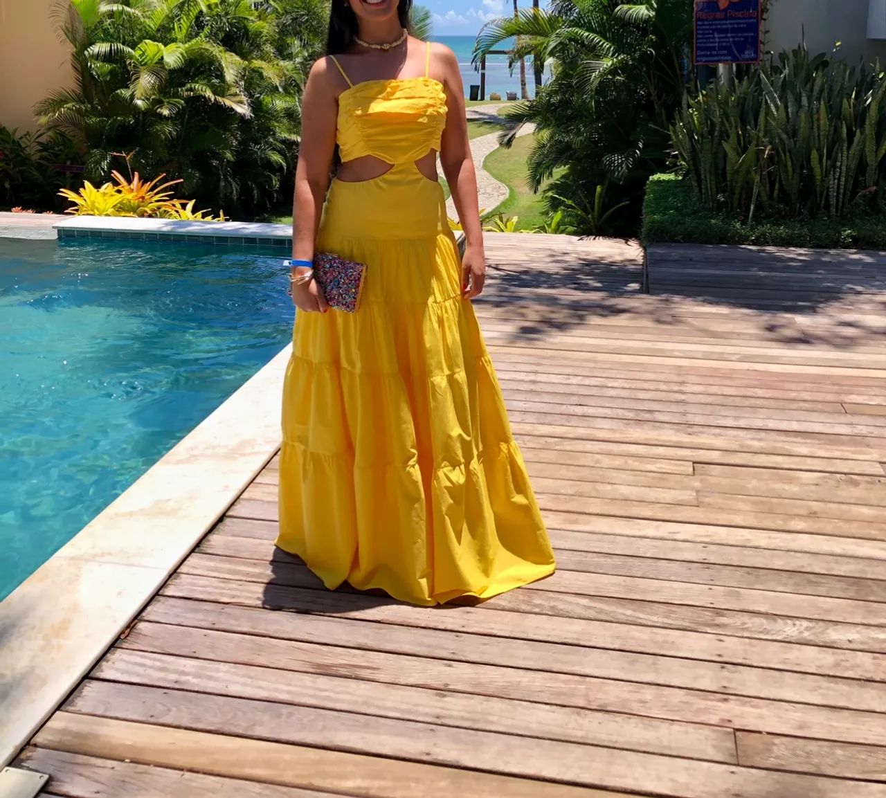 Vestido longo, leve e fresco! 