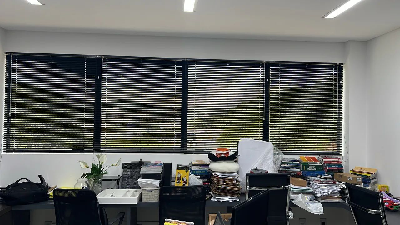Black Aluminum Blinds