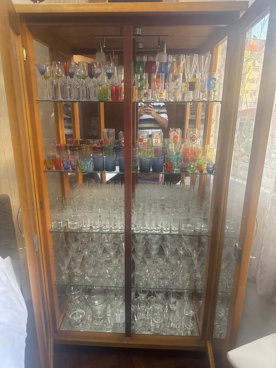 Cristaleira completa com copos - Foto 2