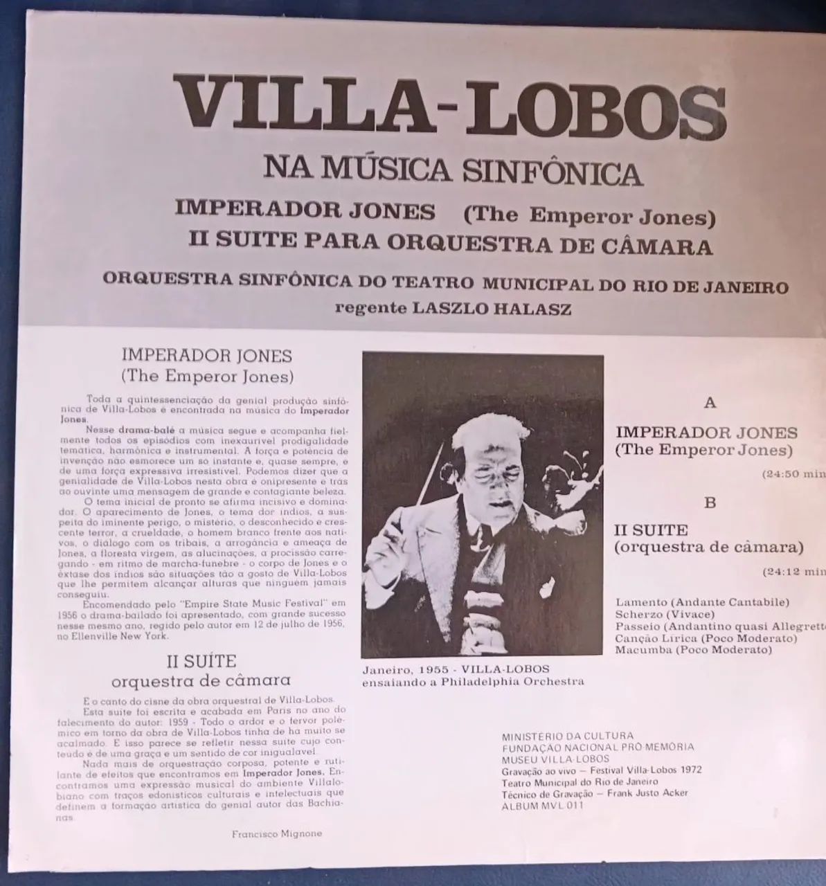 Discos Maestro Vila lobos excelente estado - Foto 2