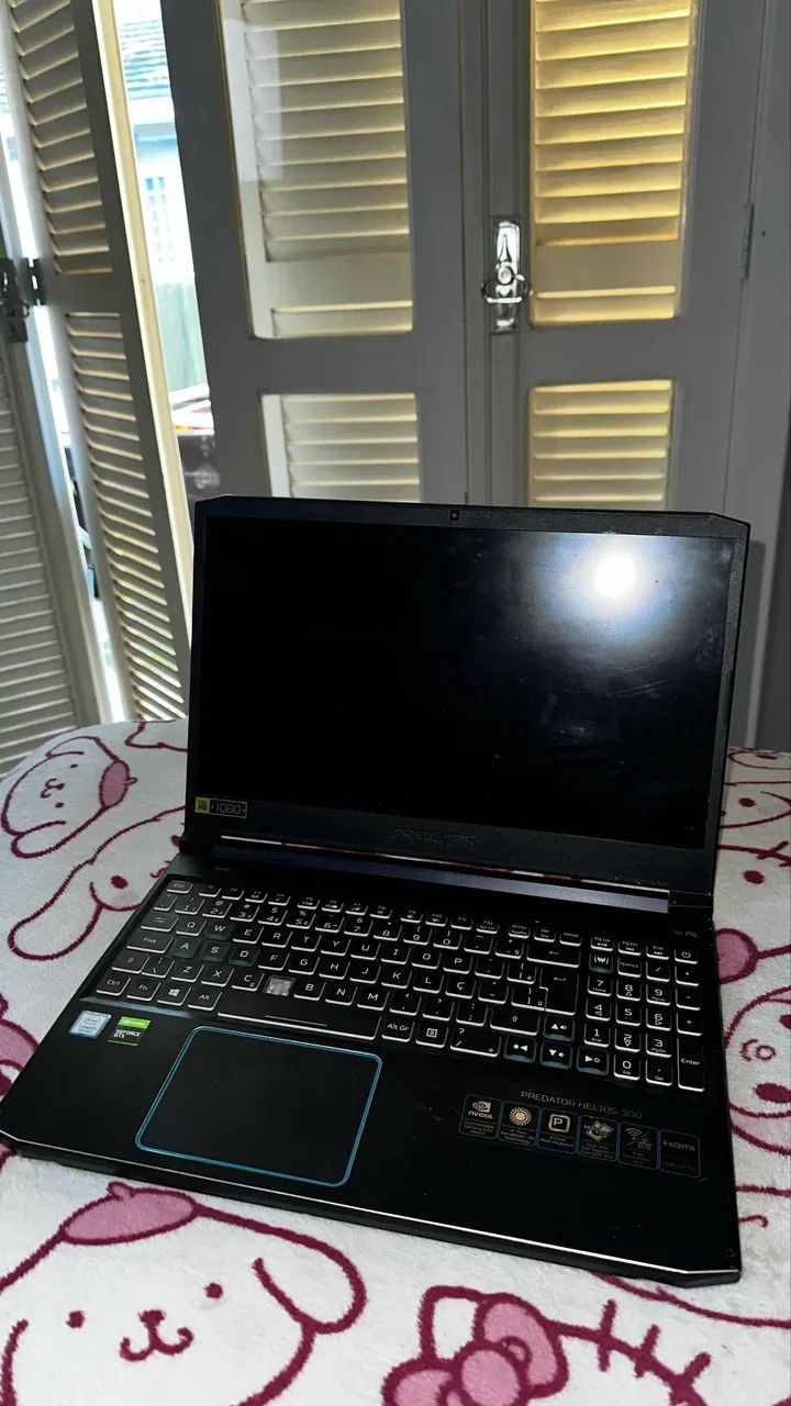 Notebook COM DEFEITO Predator Helios 300