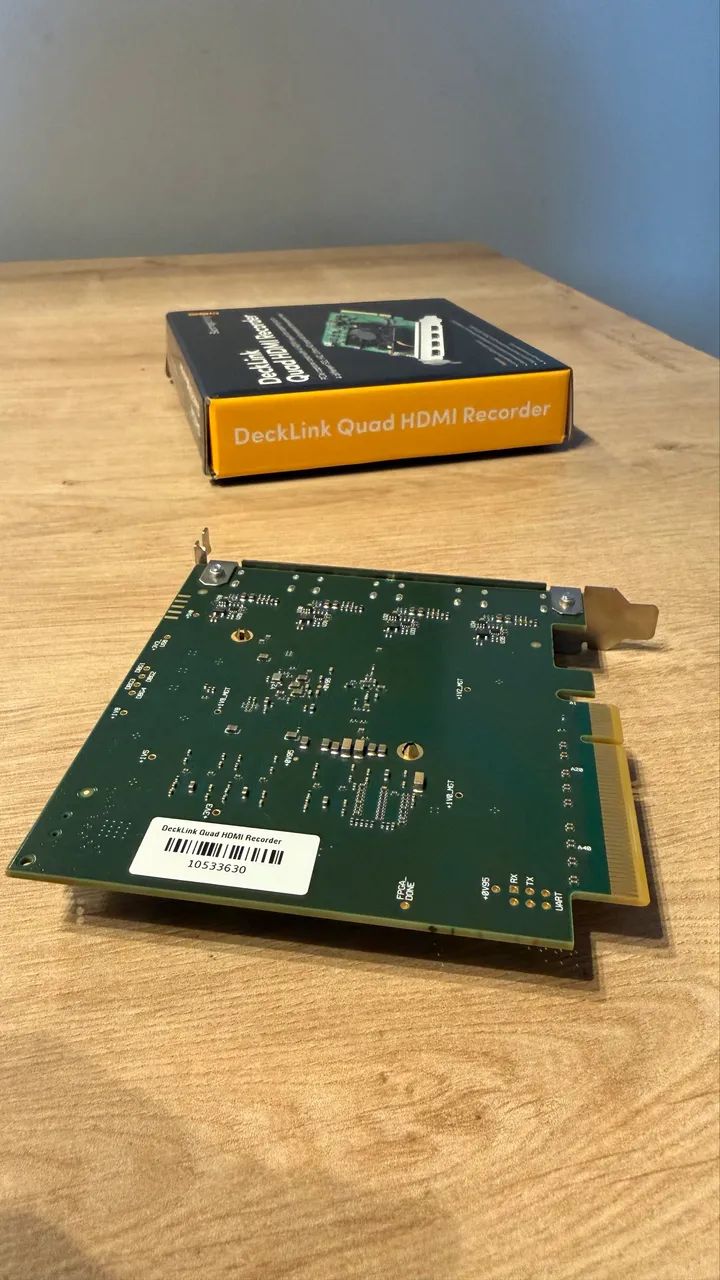 Placa Captura Vídeo Blackmagic Decklink Quad Hdmi Recorder - Foto 3