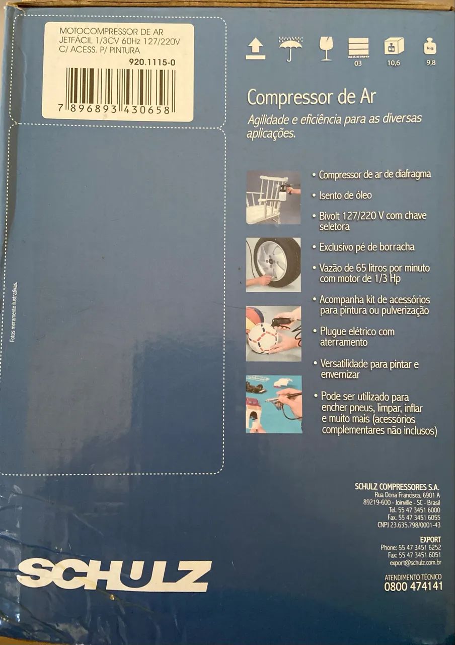 MOTOCOMPRESSOR DE AR JETFÁCIL  - Foto 3
