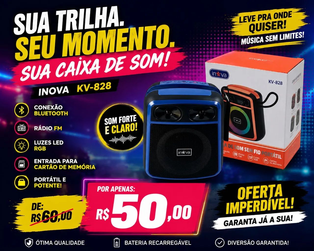 Caixinha de som 