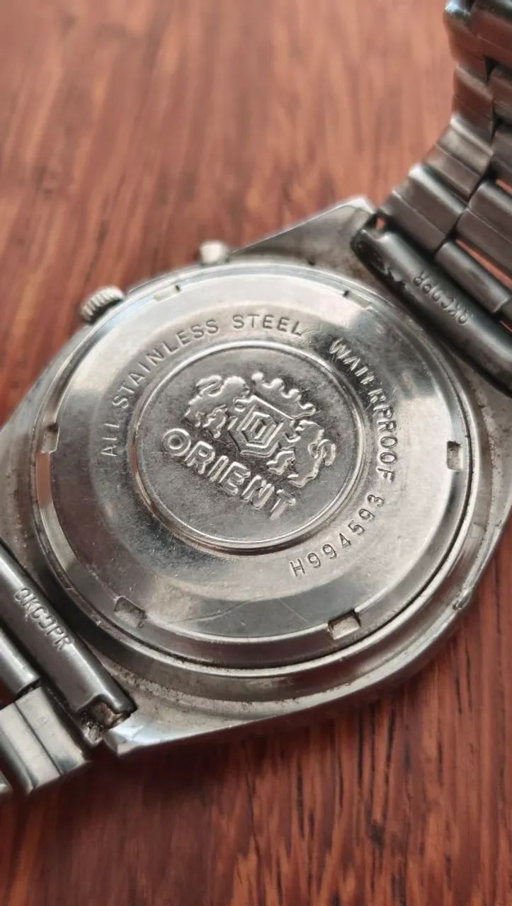 Relógio Orient Automático Vintage forma Geométrica Verde - Foto 5