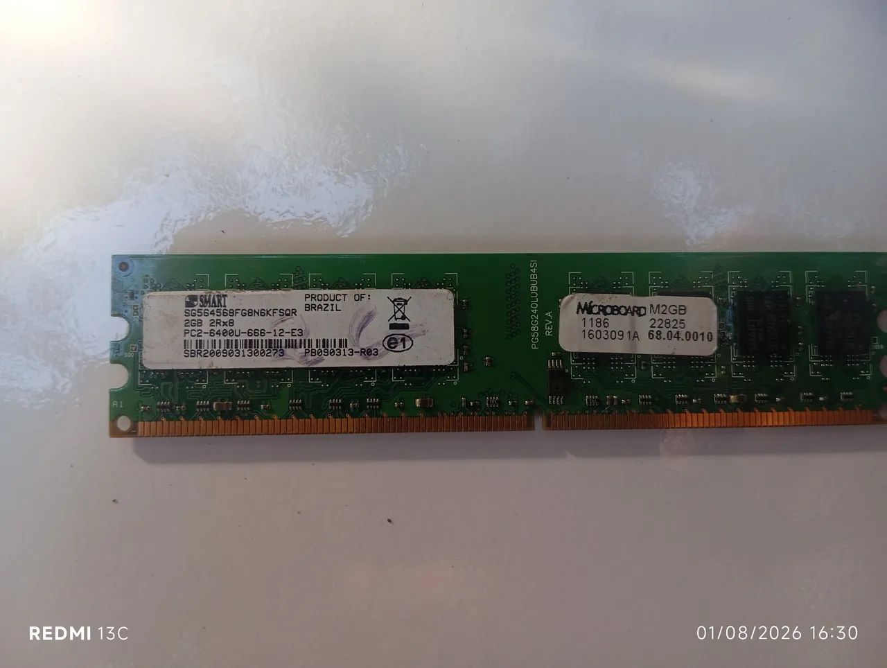 2 Memória ram DDR3 