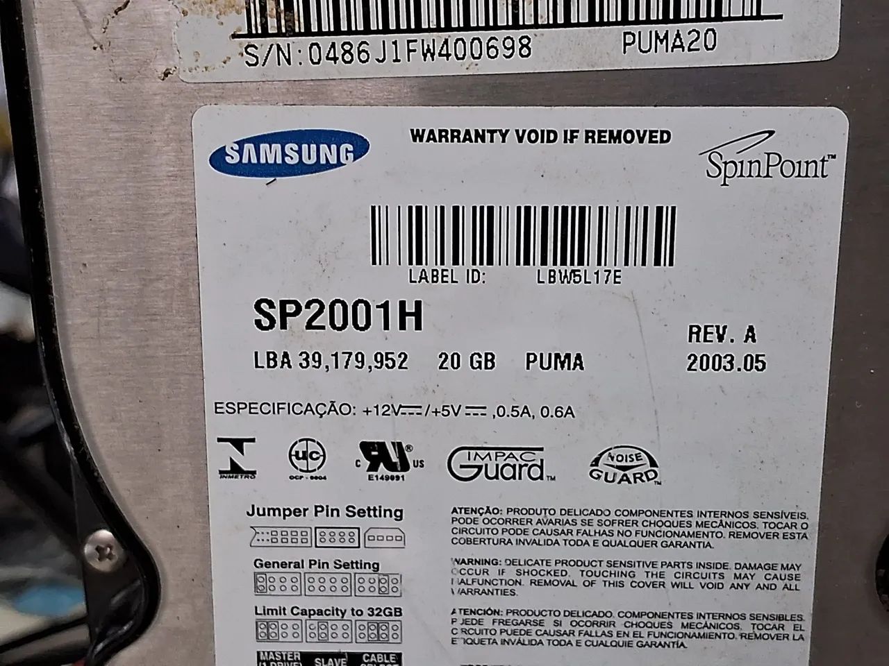 Hd Samsung Ide 20g - Foto 3