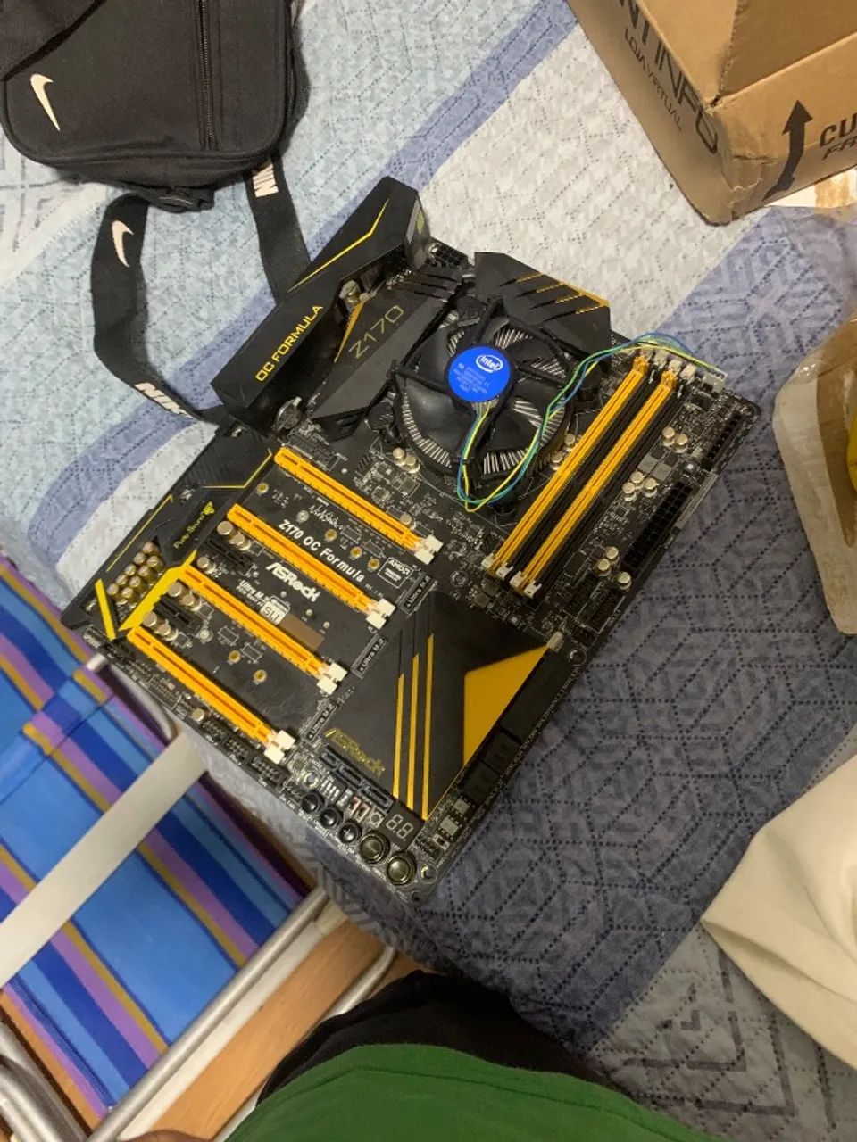 Placa mãe da ASRock z170 com processador Intel 5°