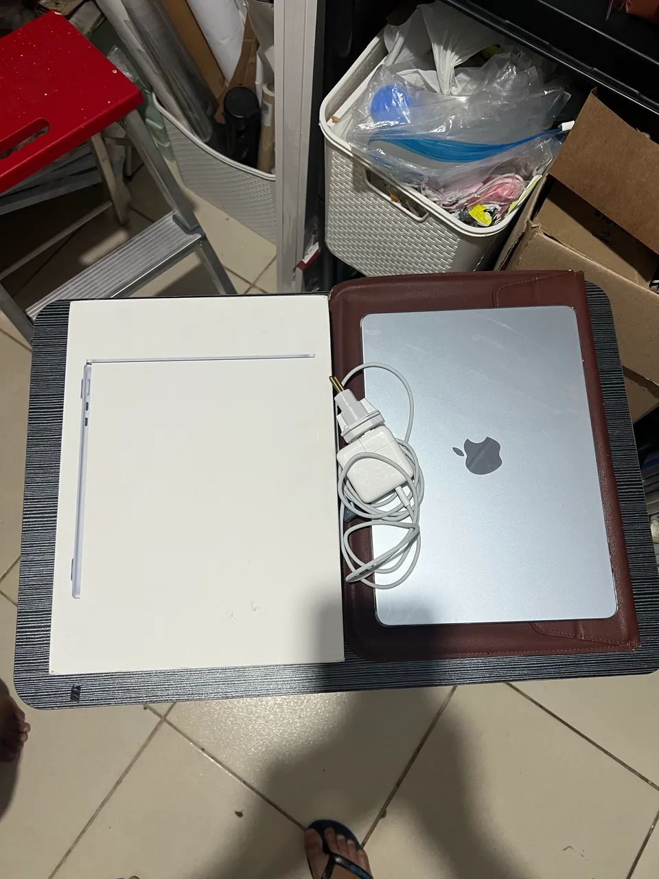 Macbook air azul m4 16gb de ram e 256gb novissimo