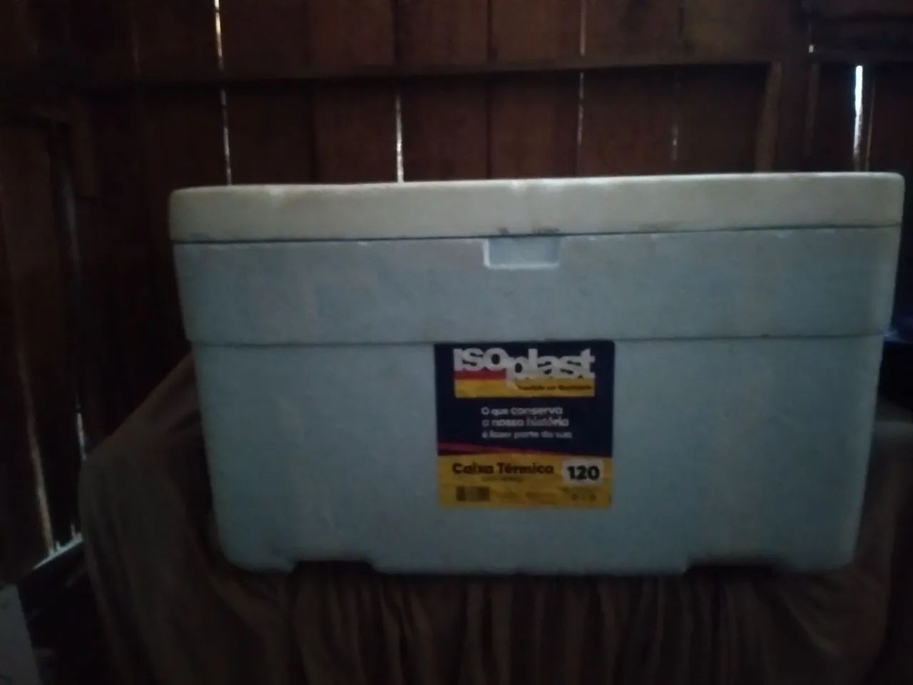 Vendo caixa térmica de 120 litros 