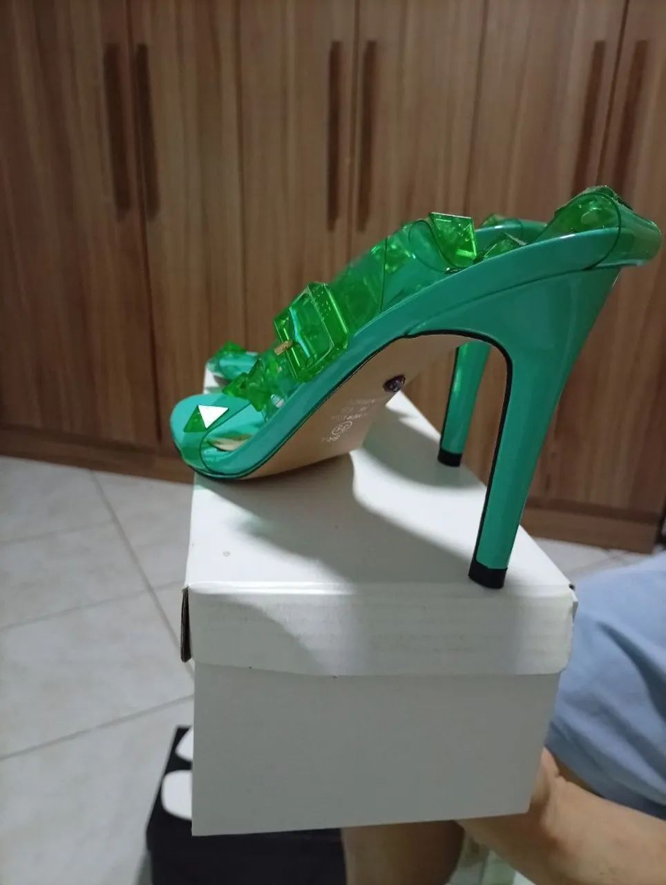 Sandália salto 35 - Foto 2