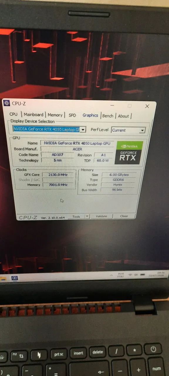 Notebook gamer nitrov15 rtx4050  - Foto 3