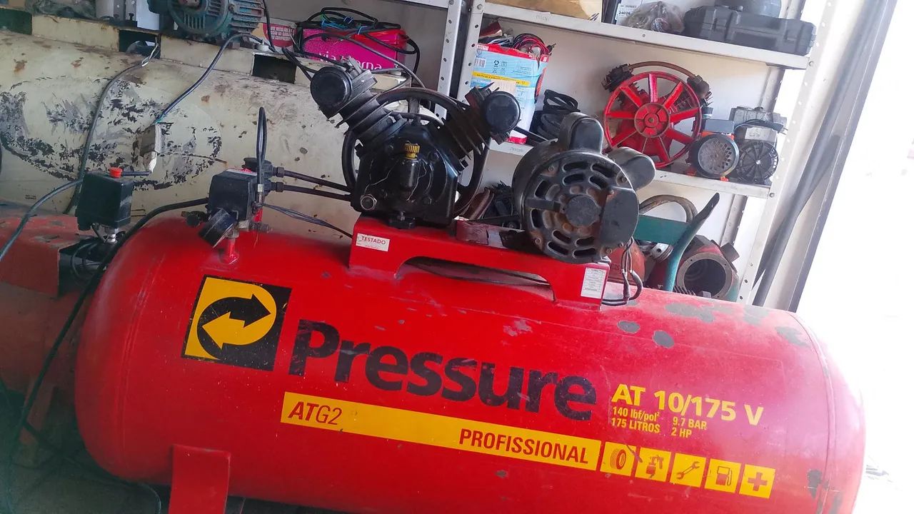 Compressor monofásico 175 litros - Foto 2