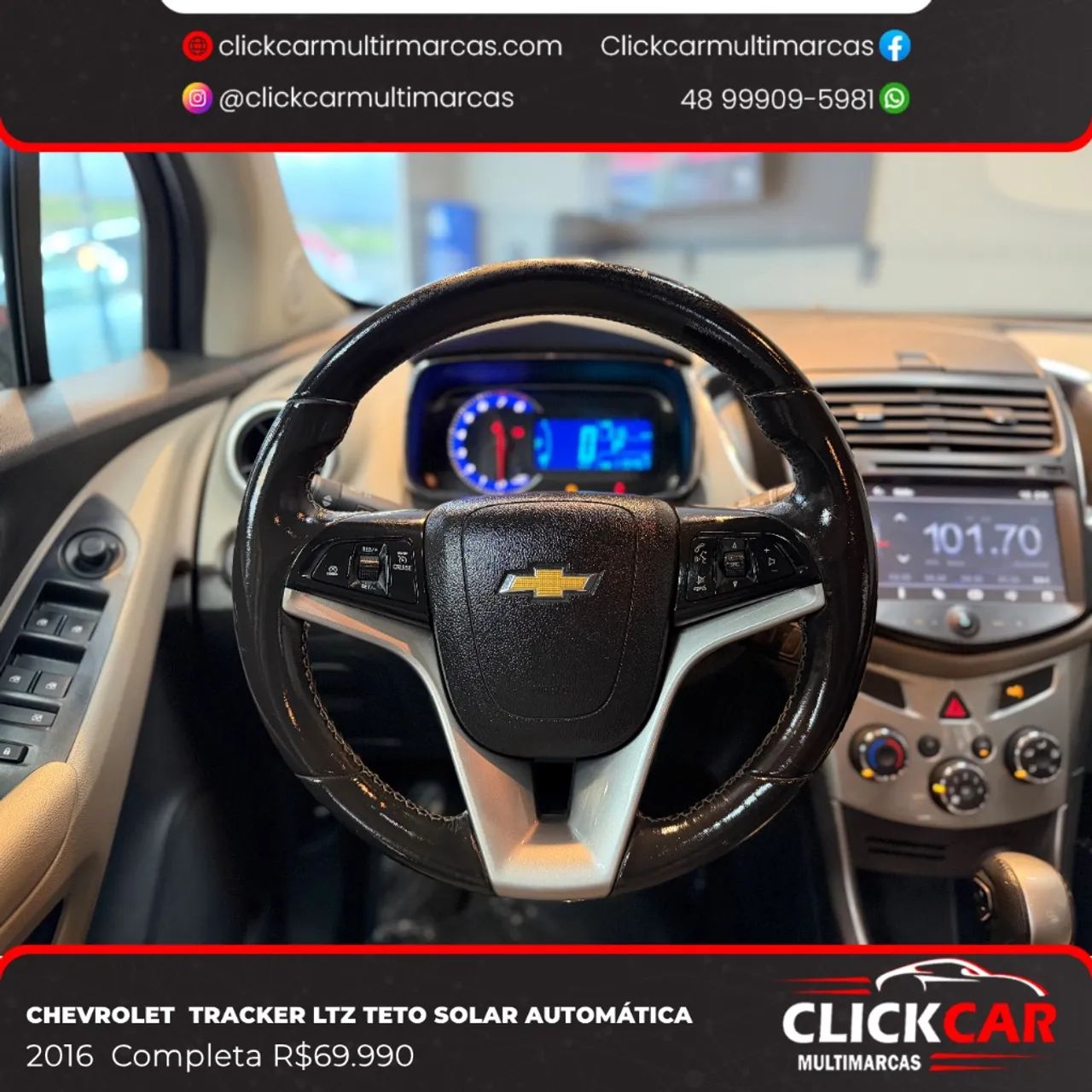 Chevrolet Tracker LTZ 1.8 16V Flex 4X2 Aut. 2016 - Foto 2