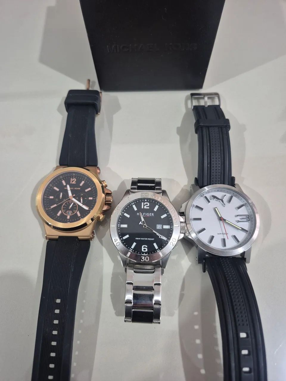Kit relógios Masculino Puma, Tomy e Michel Kors
