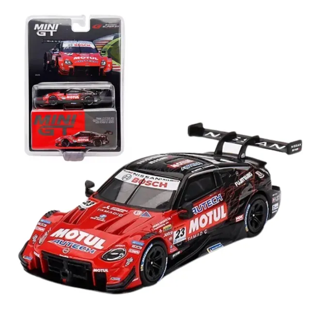 Nissan LB-ER34 Super Silhouette SKYLINE Vermelho/Preto MINI GT 843