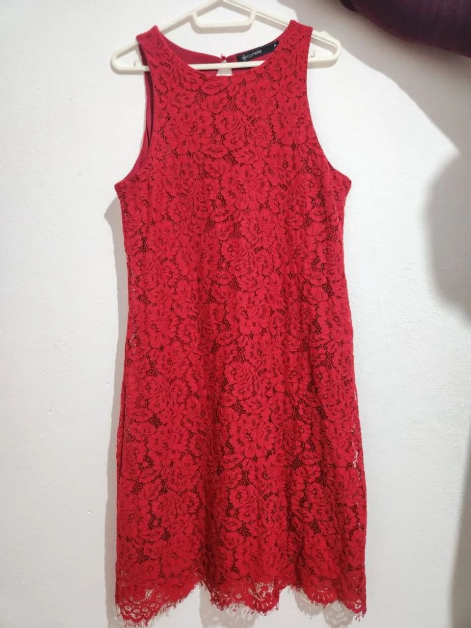 Vestido em renda cortelle