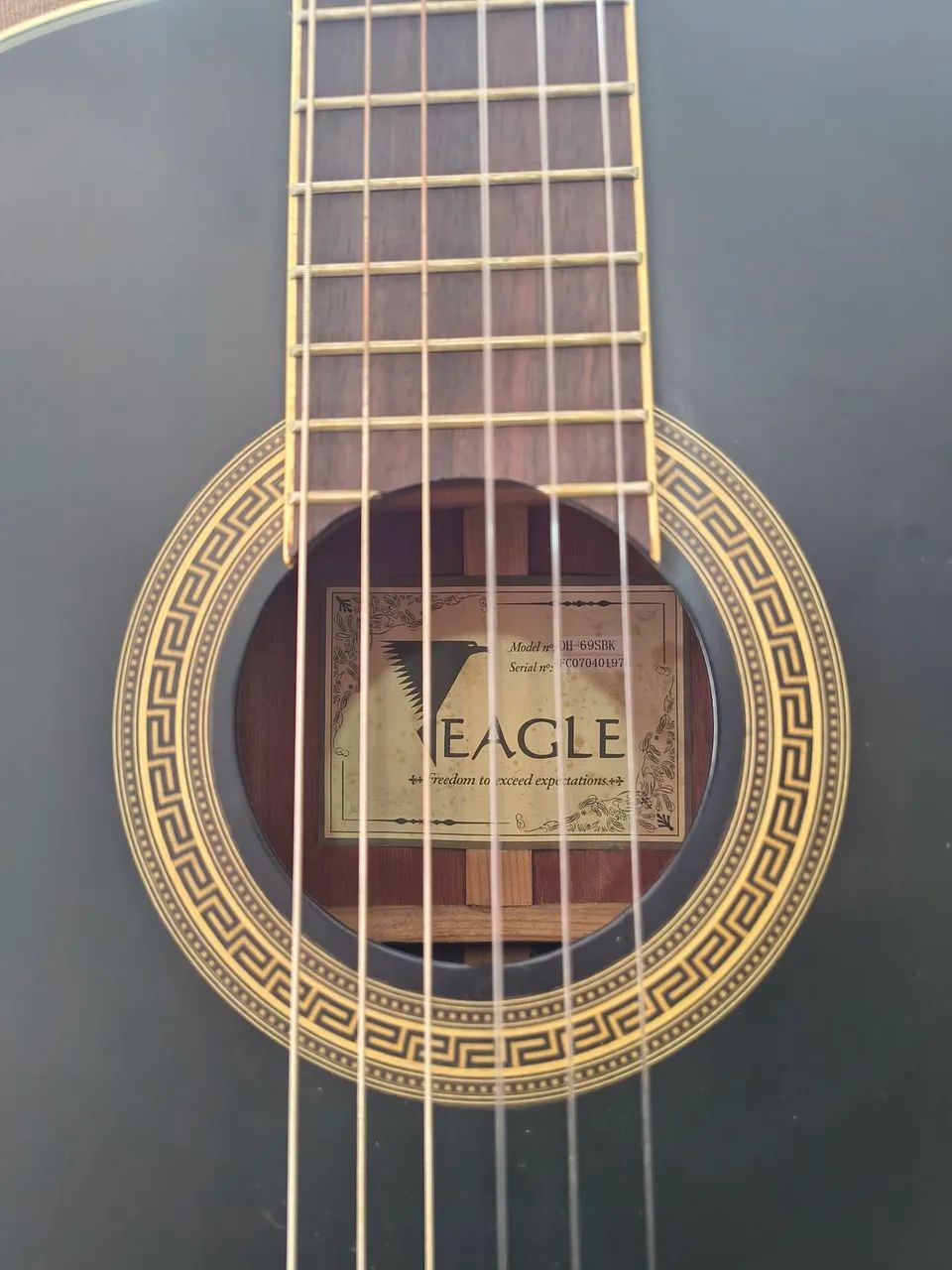 Violão Eagle DH-69SBK Black - Foto 3