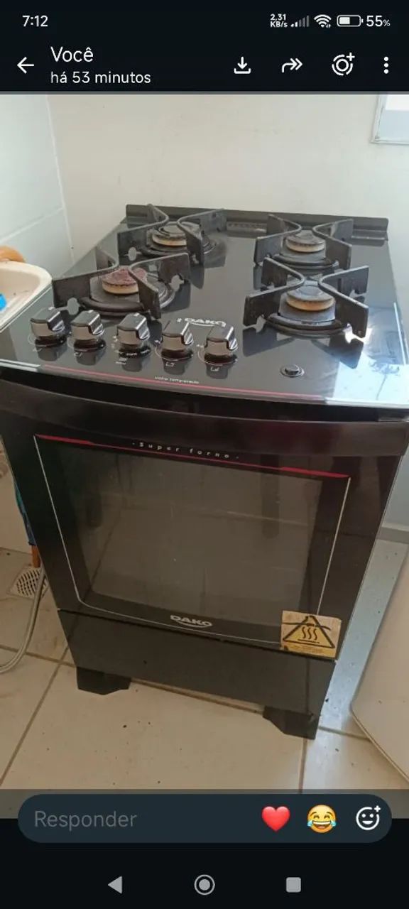 Vendo um fog ão e um sofá - Foto 2