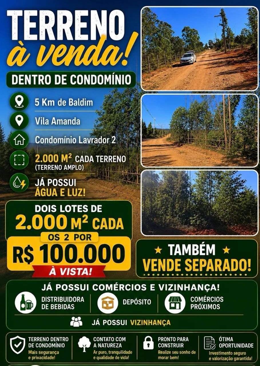 Vende-se Terreno 