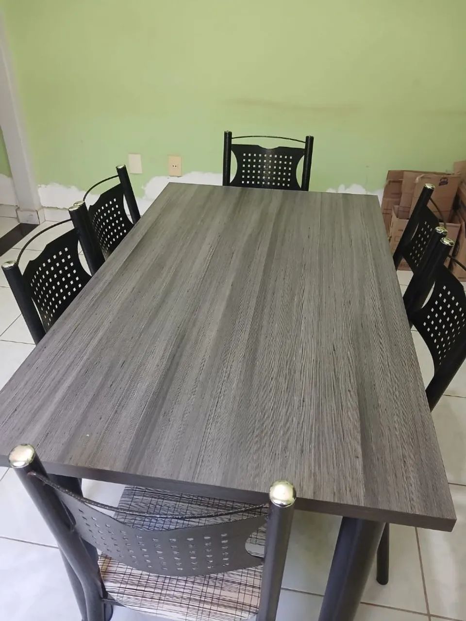 Mesa de Jantar 6 cadeiras MDF - Foto 4
