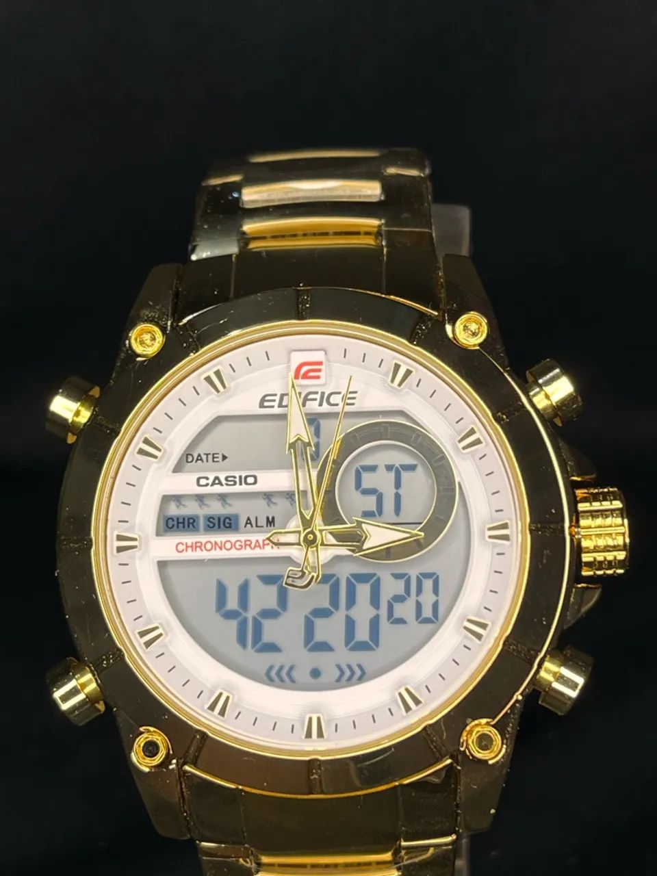 CASIO EDIFICE DOURADO  - Foto 2