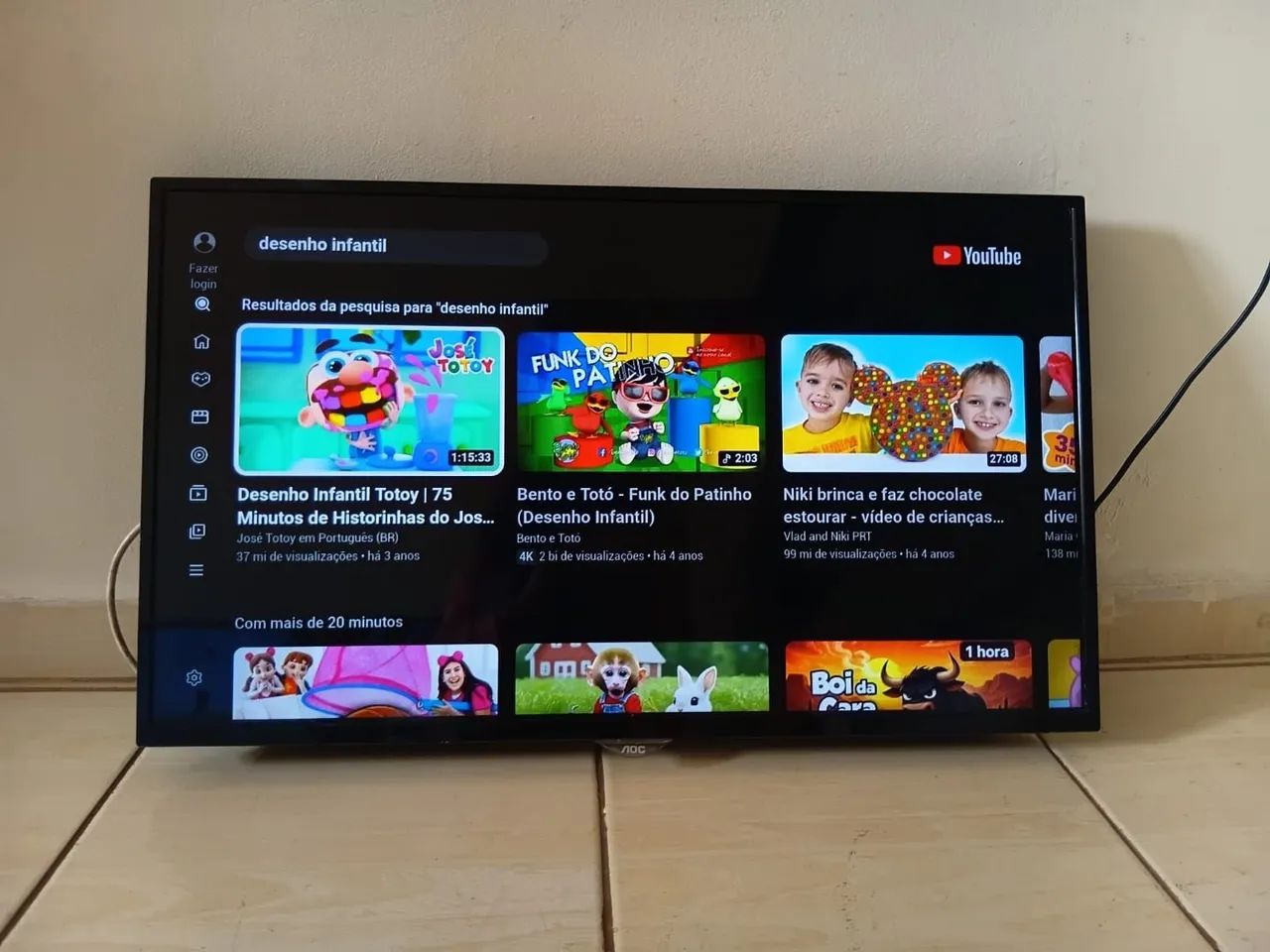 TV aoc smart 32 polegadas wiffi  - Foto 4