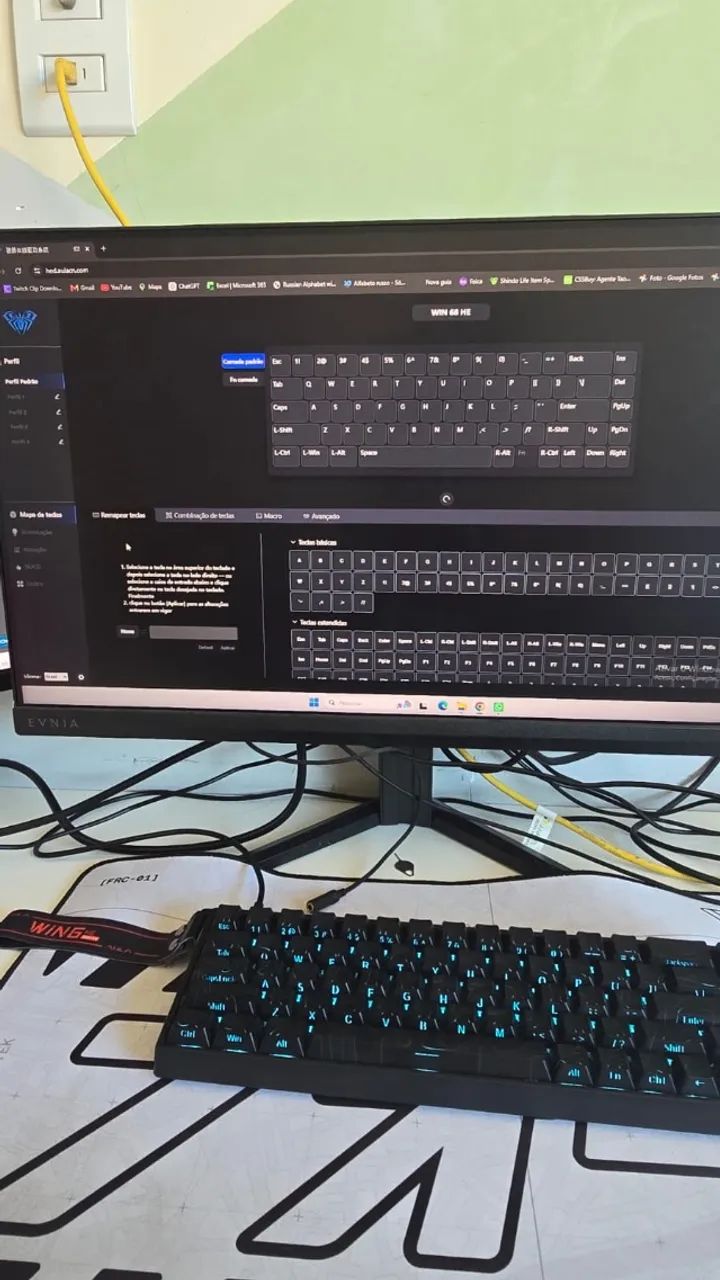 TECLADO MAGNÉTICO - AULA WIN60 HE Pro MAX - Foto 4