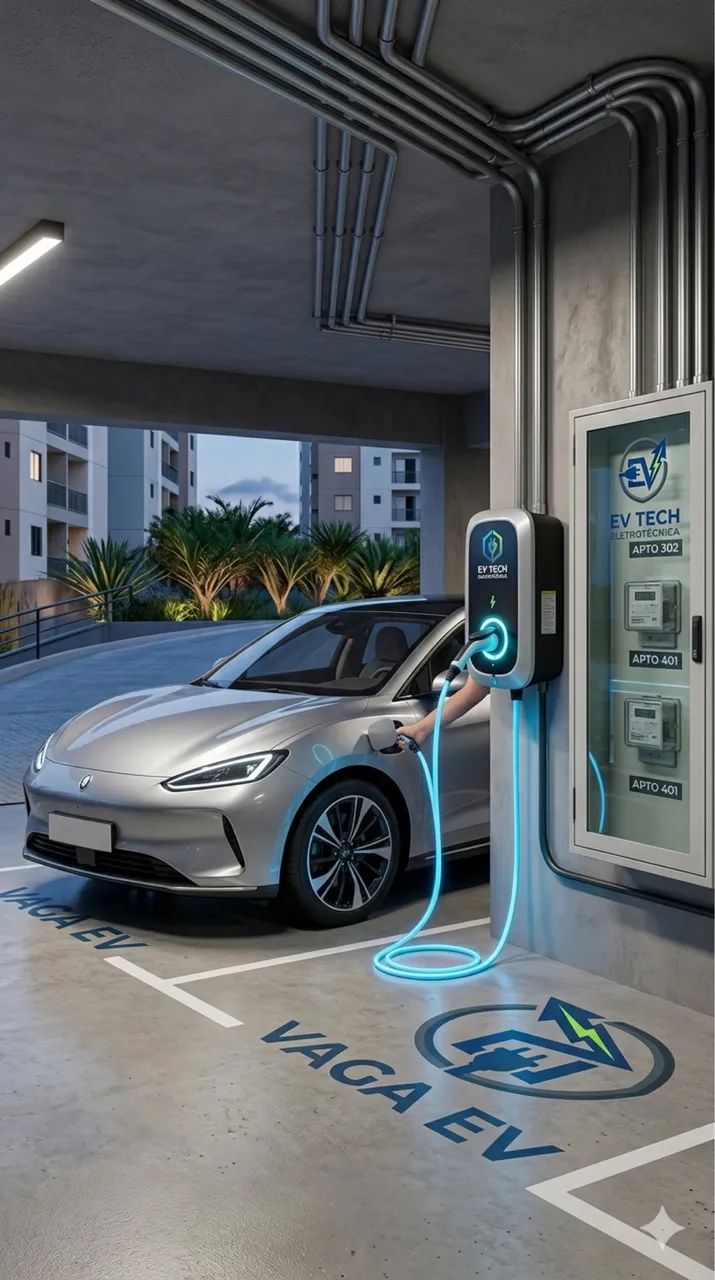 Instalação de Carregador Veicular Elétrico 