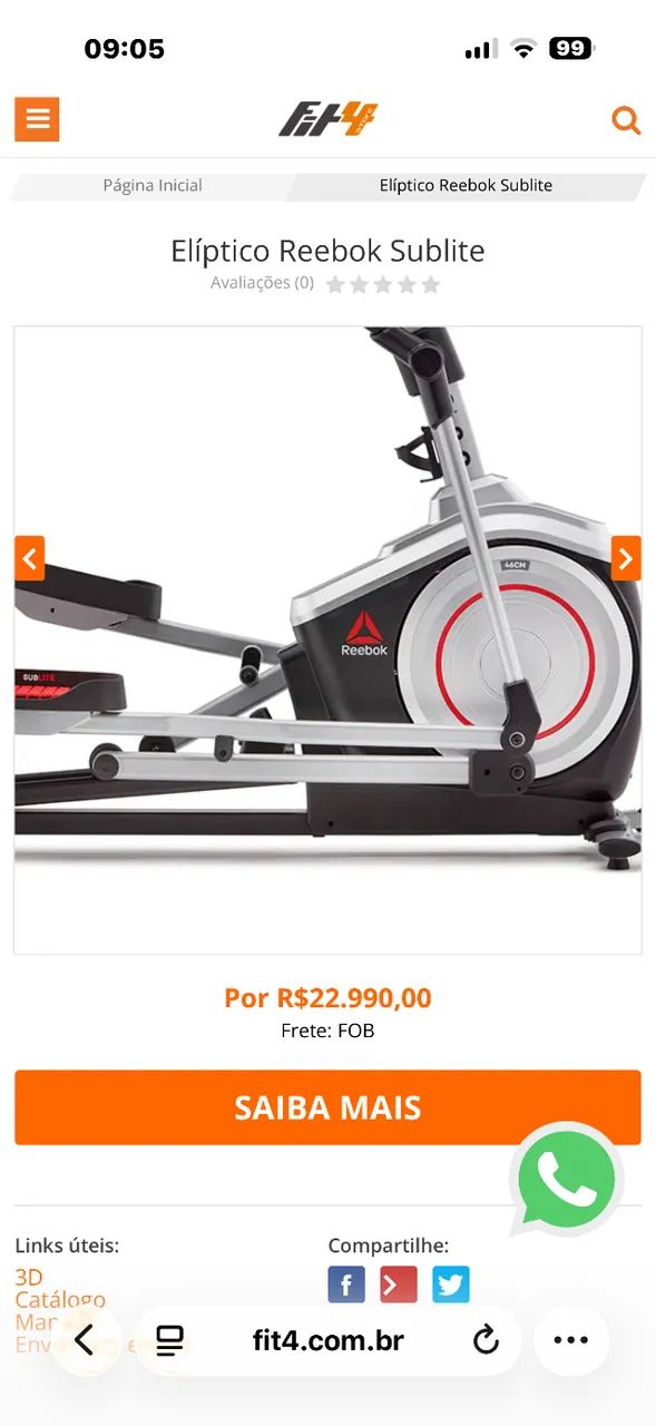 Elíptico profissional S.L 8.0 - Foto 2