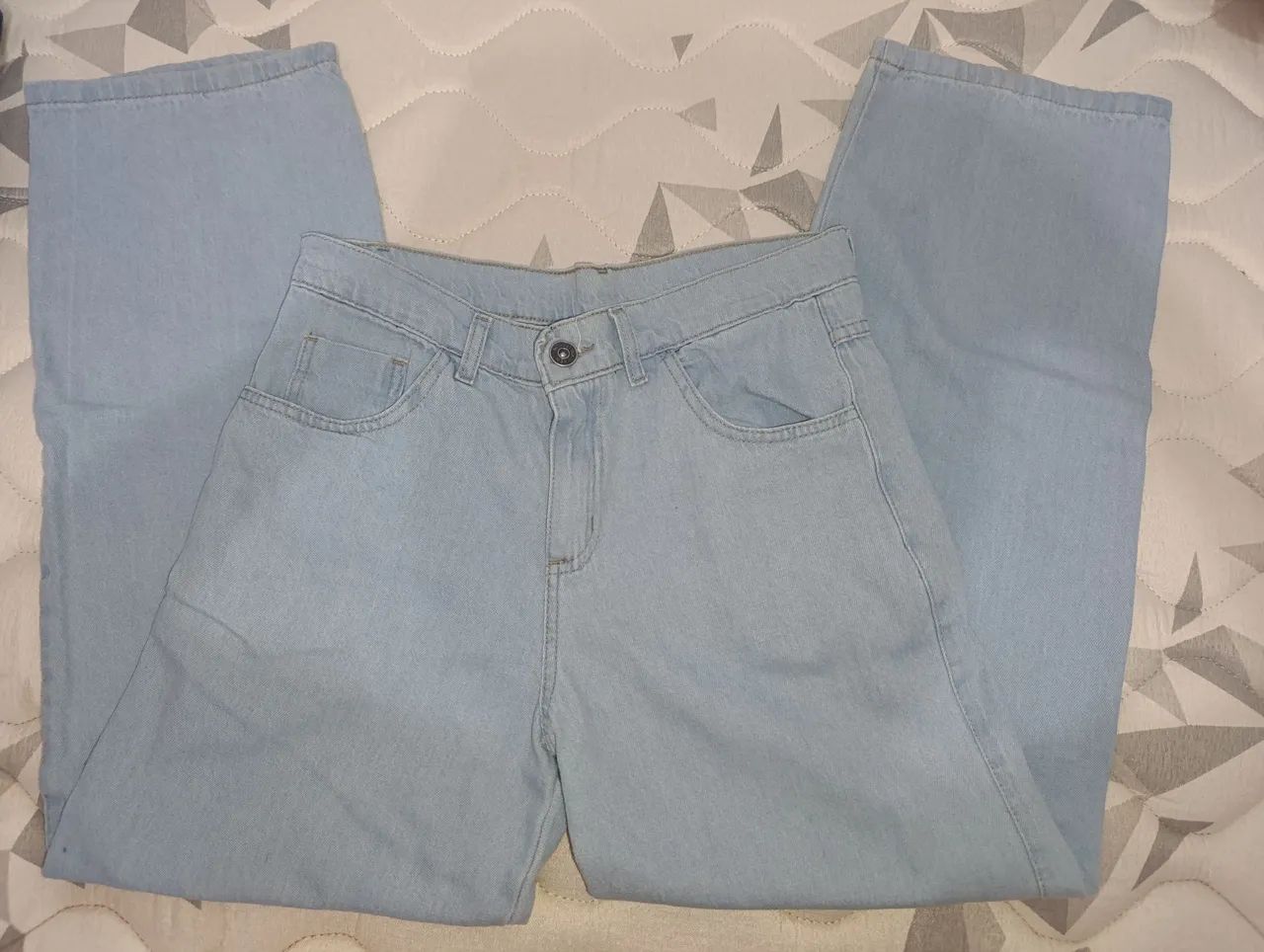 Calça jeans baggy balão masculina - Foto 2