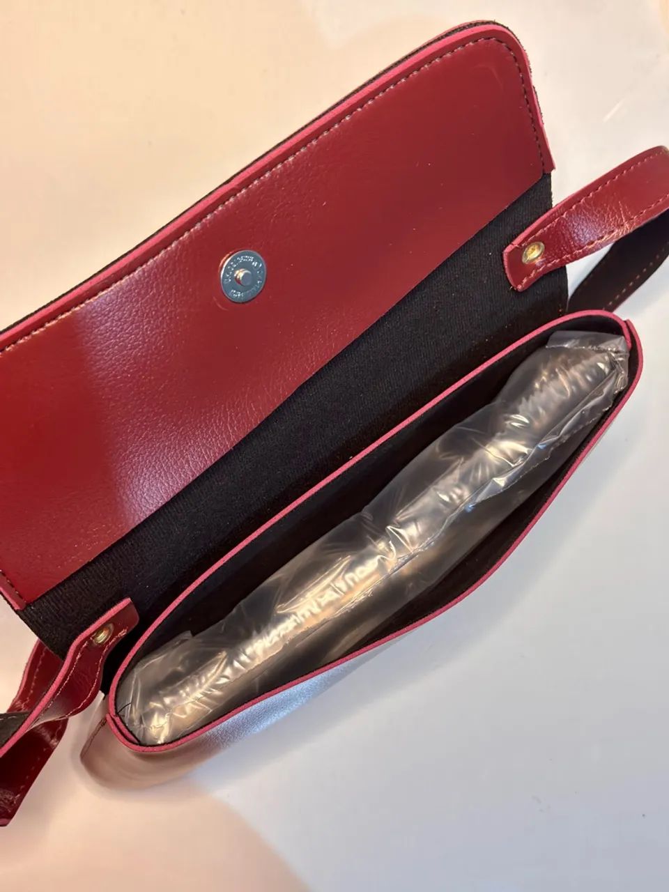 Bolsa feminina bordô/vinho lindissimaa - Foto 4