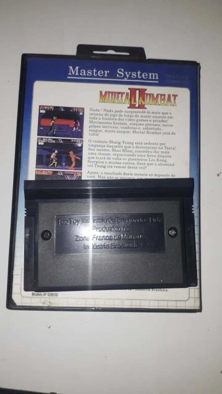 Mortal Kombat 2 Original com caixa, poster e manual  Master System - Foto 3