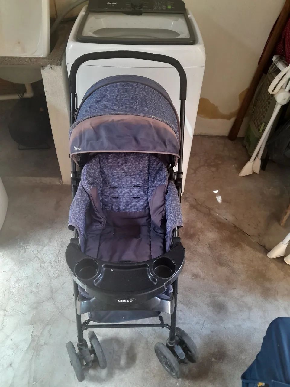 Vendo Bebe conforto e carrinho masculino  - Foto 4