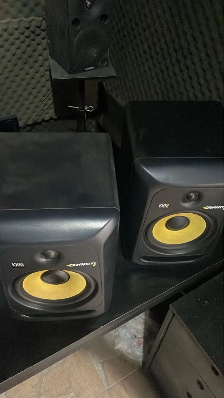 Monitor de áudio KRK ROKIT 8 ( par )  - Foto 5