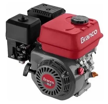 MOTOR A GASOLINA 15HP BRANCO 