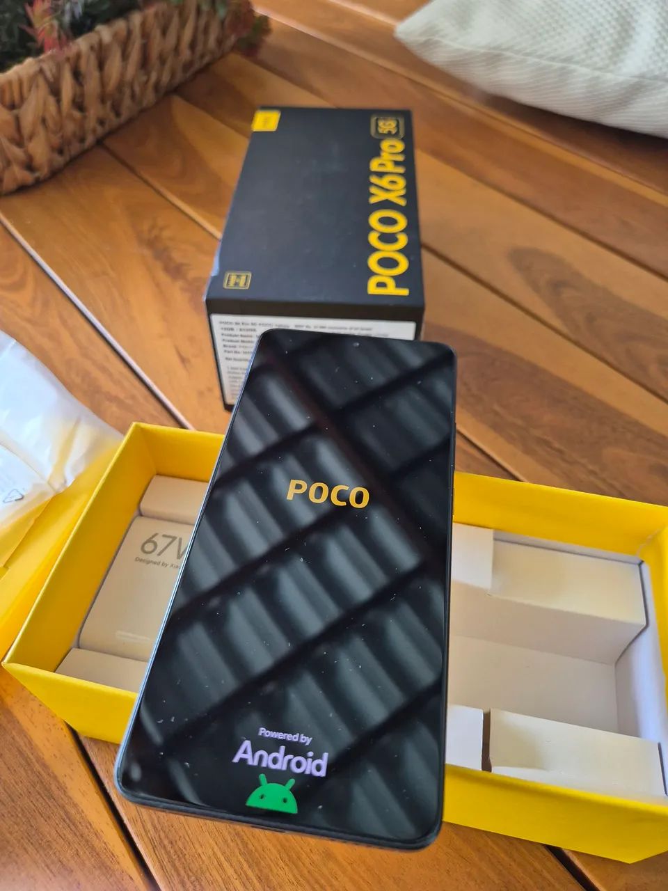 Xiaomi pocophone poco X6 pro 512 gb amarelo 12gb ram  - Foto 2