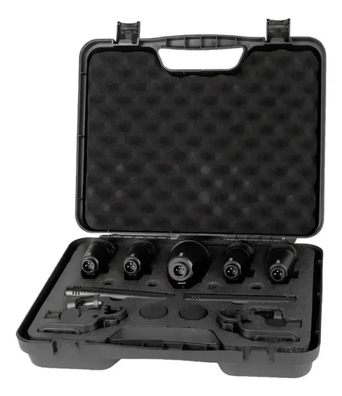 Kit 7 Microfones Para Bateria Dylan Basic Drum Igreja Show - Foto 2