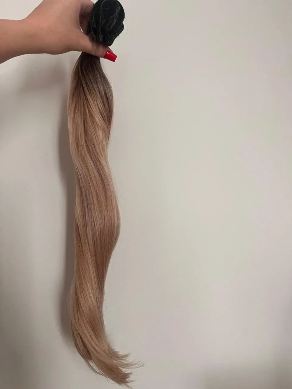 Cabelo loiro 55 cm 