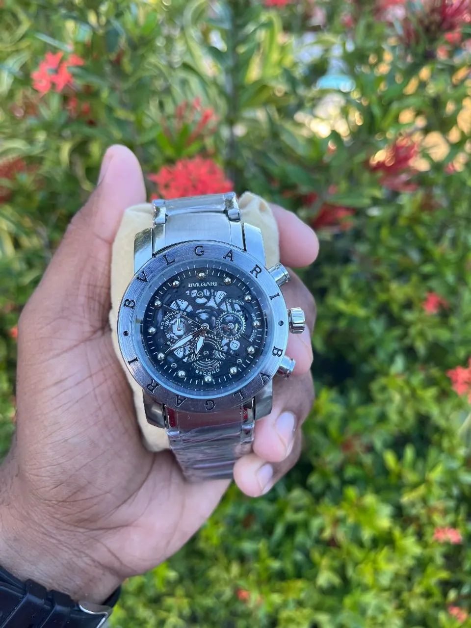 BVLGARI SKELETON - preto - Foto 3