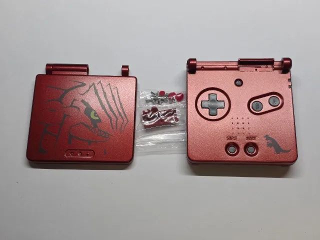Carcaça Game Boy Advance GBA Edição Pokémon Ruby