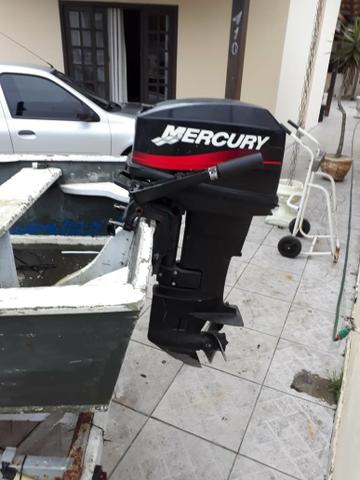 Bateira com motor de 25 hp - Foto 3