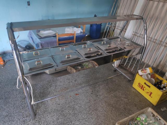 Buffet self service 10 cubas quente - Foto 4