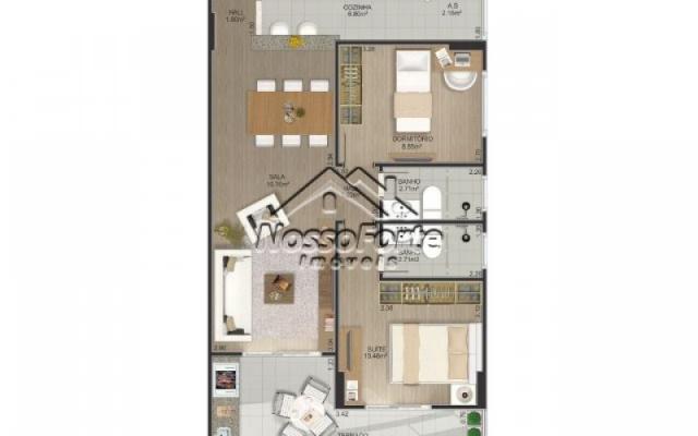 Apartamento na Tupi em Praia Grande - Foto 7