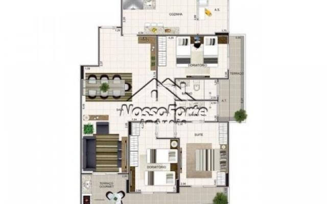 Apartamento na Aviação em Praia Grande - Foto 12