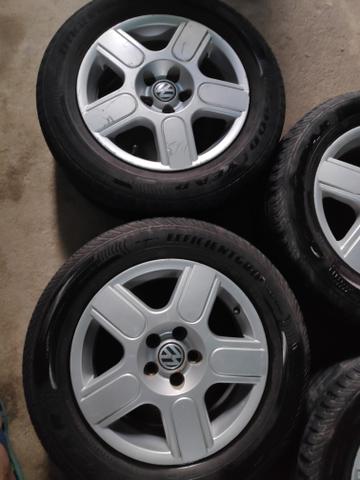 Jogo de rodas R15 5x100 parcelo em até 12x no cartão sem juros ou troco em som automotivo - Foto 4