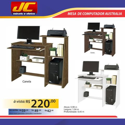 Linda mesa Austrália para computador